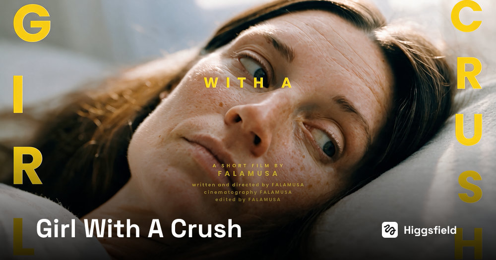 Girl With A Crush, AI short film by Falamusa for the Higgsfield Global Film Festival 2026
